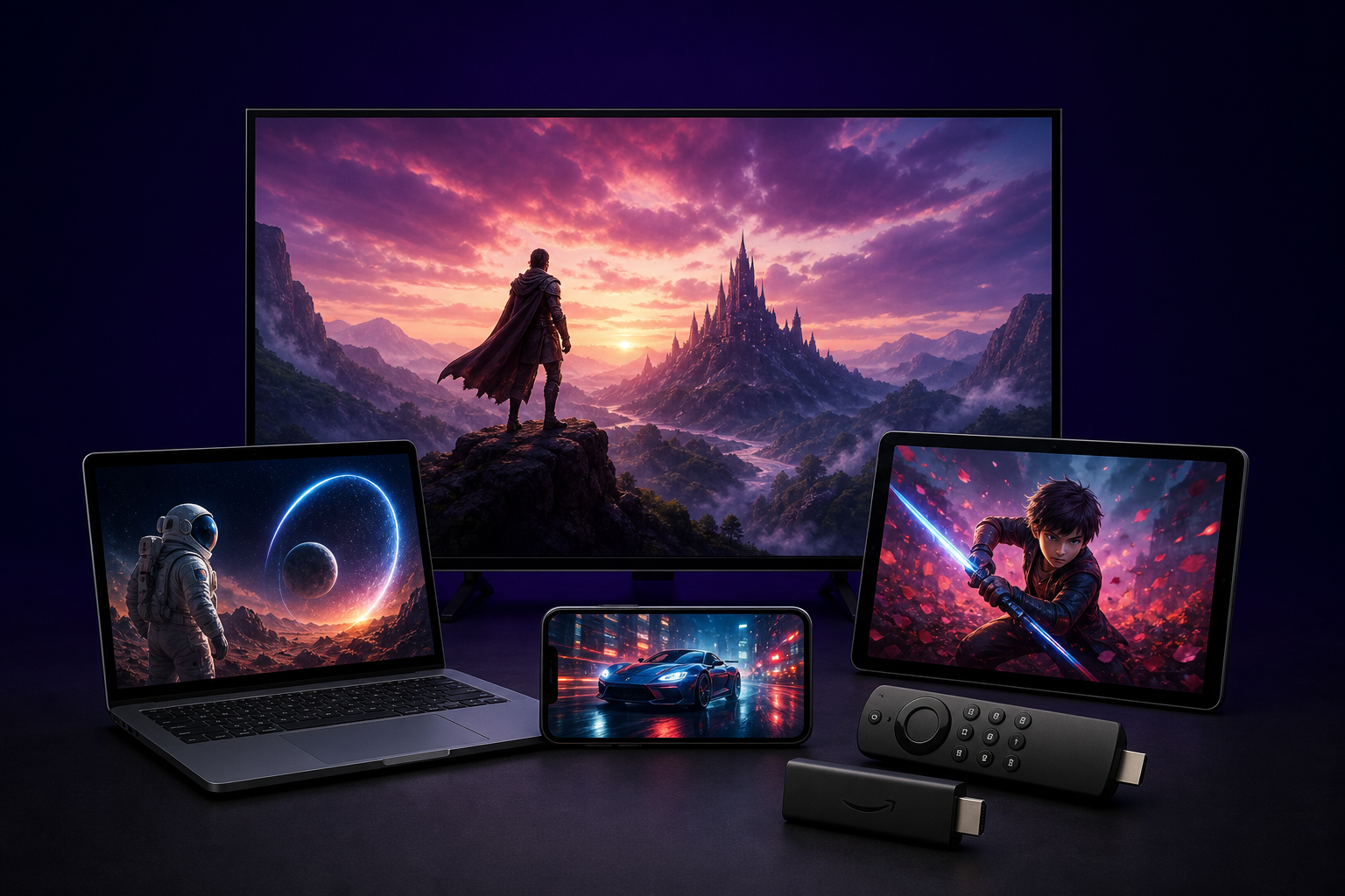 ORCA IPTV sur Smart TV, Firestick, smartphone, tablette et PC